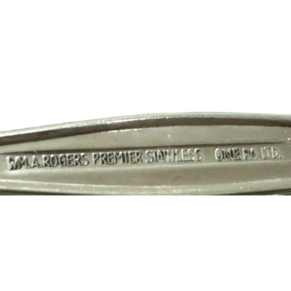 Oneida WINDRIFT Stainless Wm A‎ Rogers Premier Burnished Dinner Fork 7 1/4